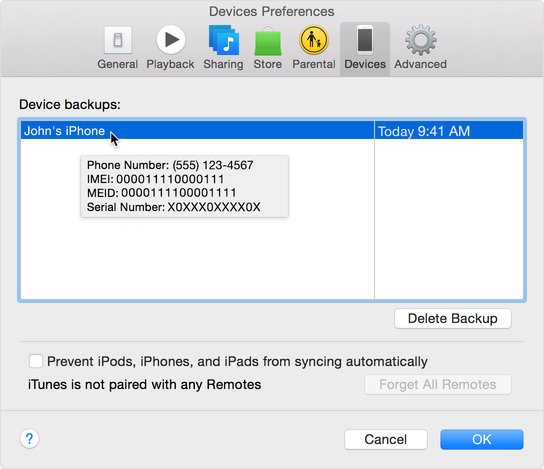 ipod access for mac serial number